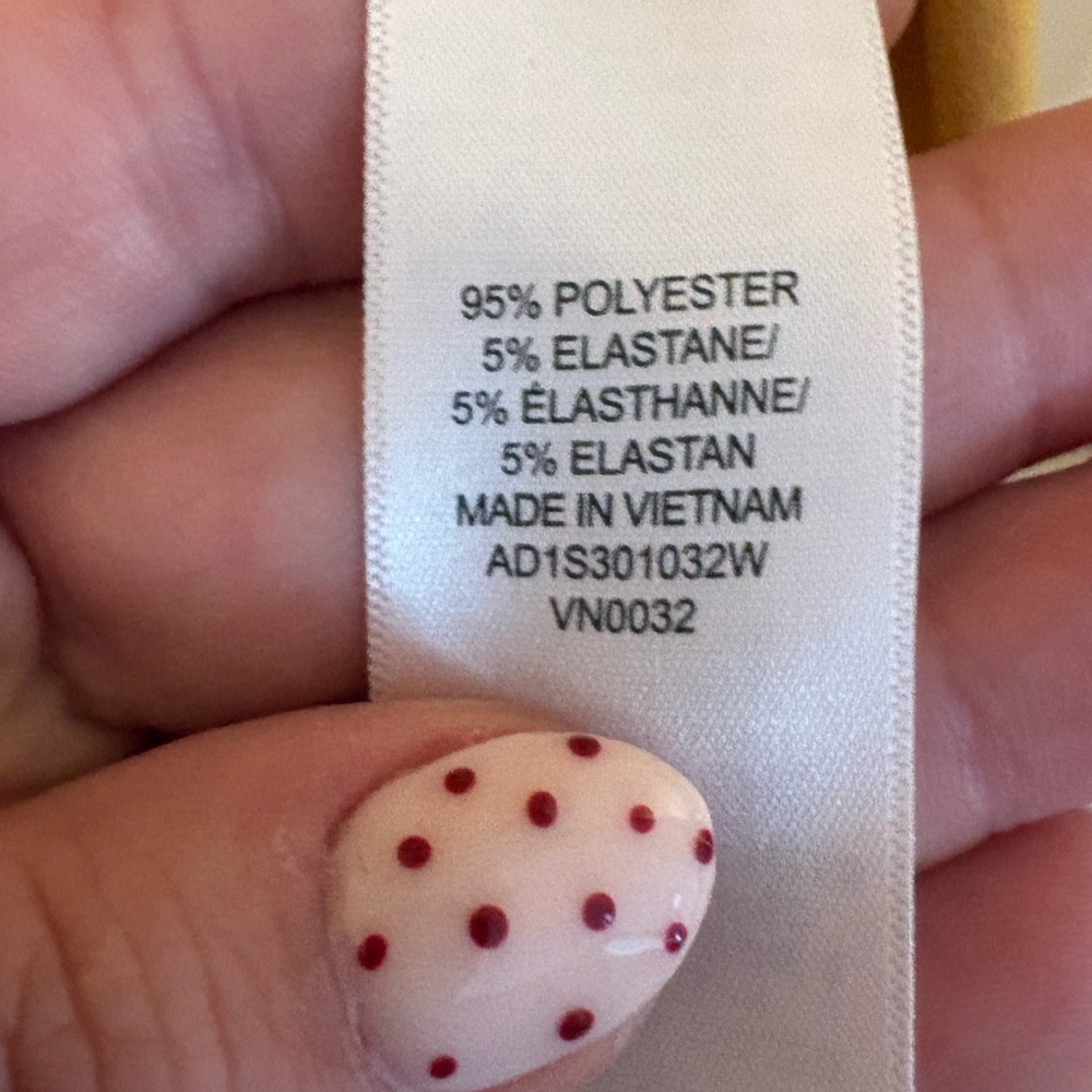 NWT Adrianna Pappell Women's Mustard Yellow Top - Picture 3 of 3